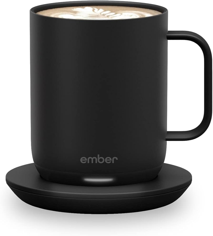 Ember Smart Mug 2 (10 oz) - Black, App-Controlled Heated Coffee Mug