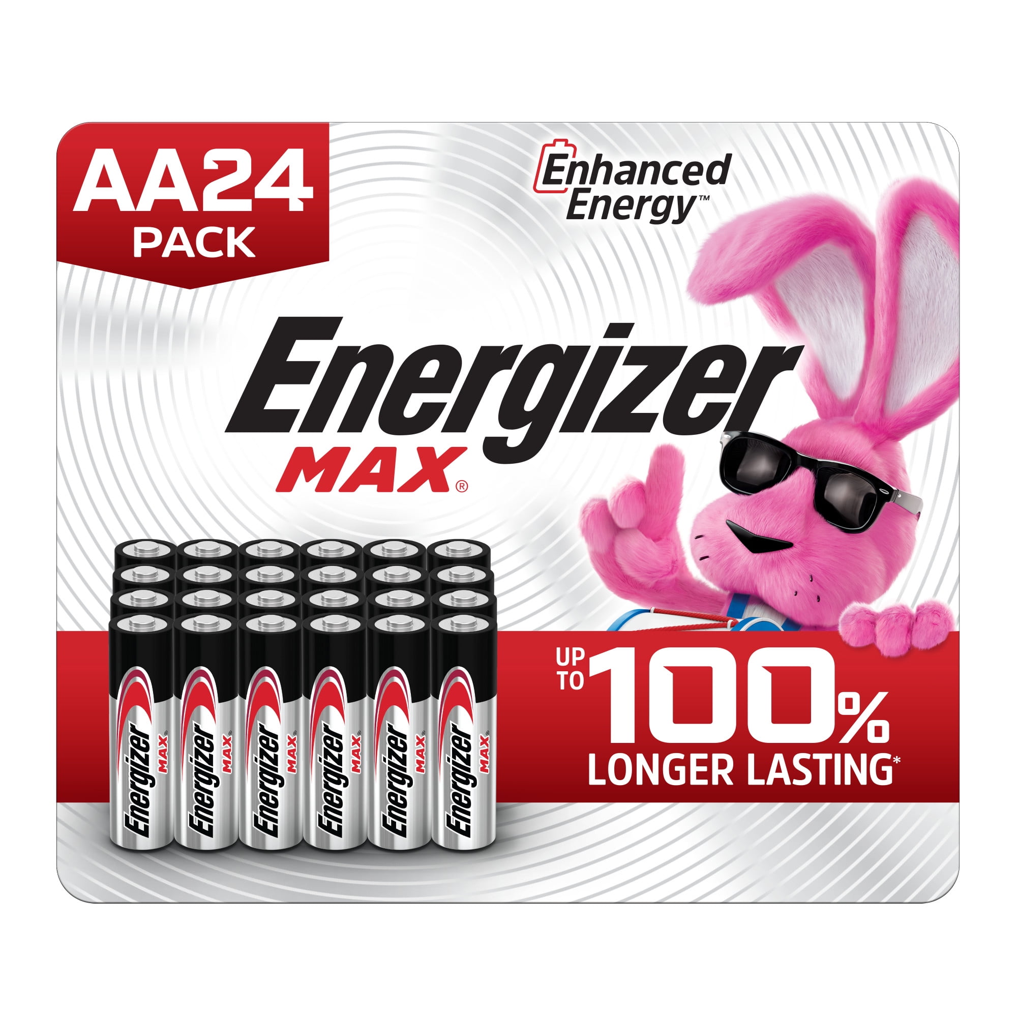 Energizer MAX Alkaline AA Batteries, 24 Count