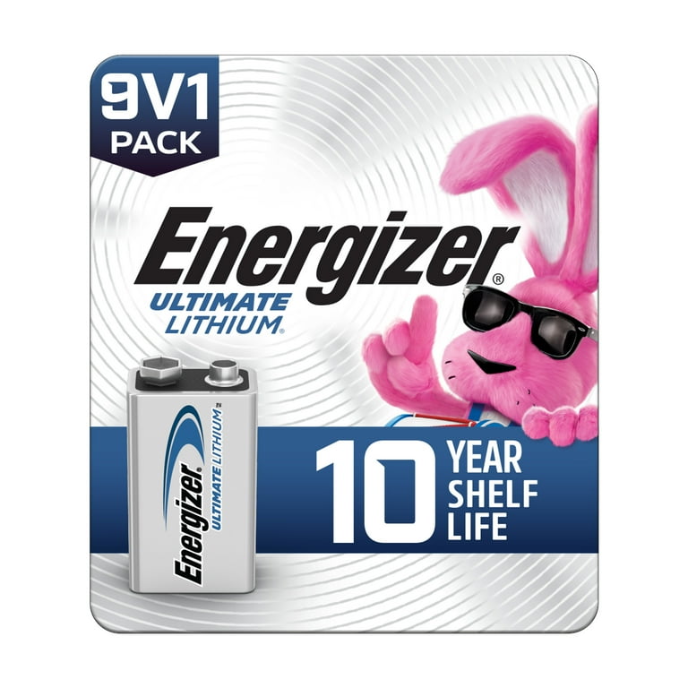 Energizer Ultimate Lithium 9V Batteries, 2 Count