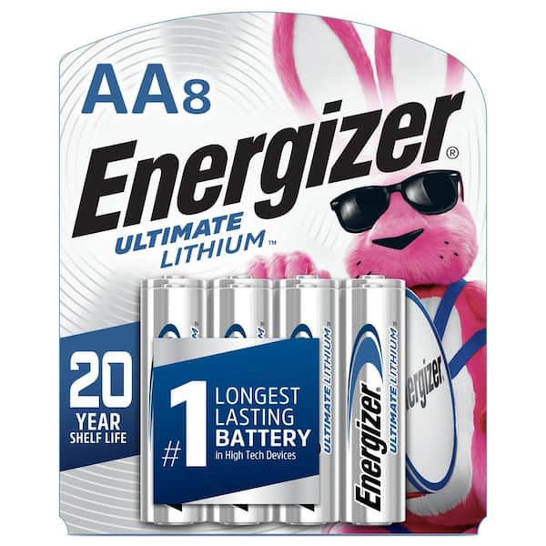 Energizer Ultimate Lithium AA Batteries, 8 Count (L91)