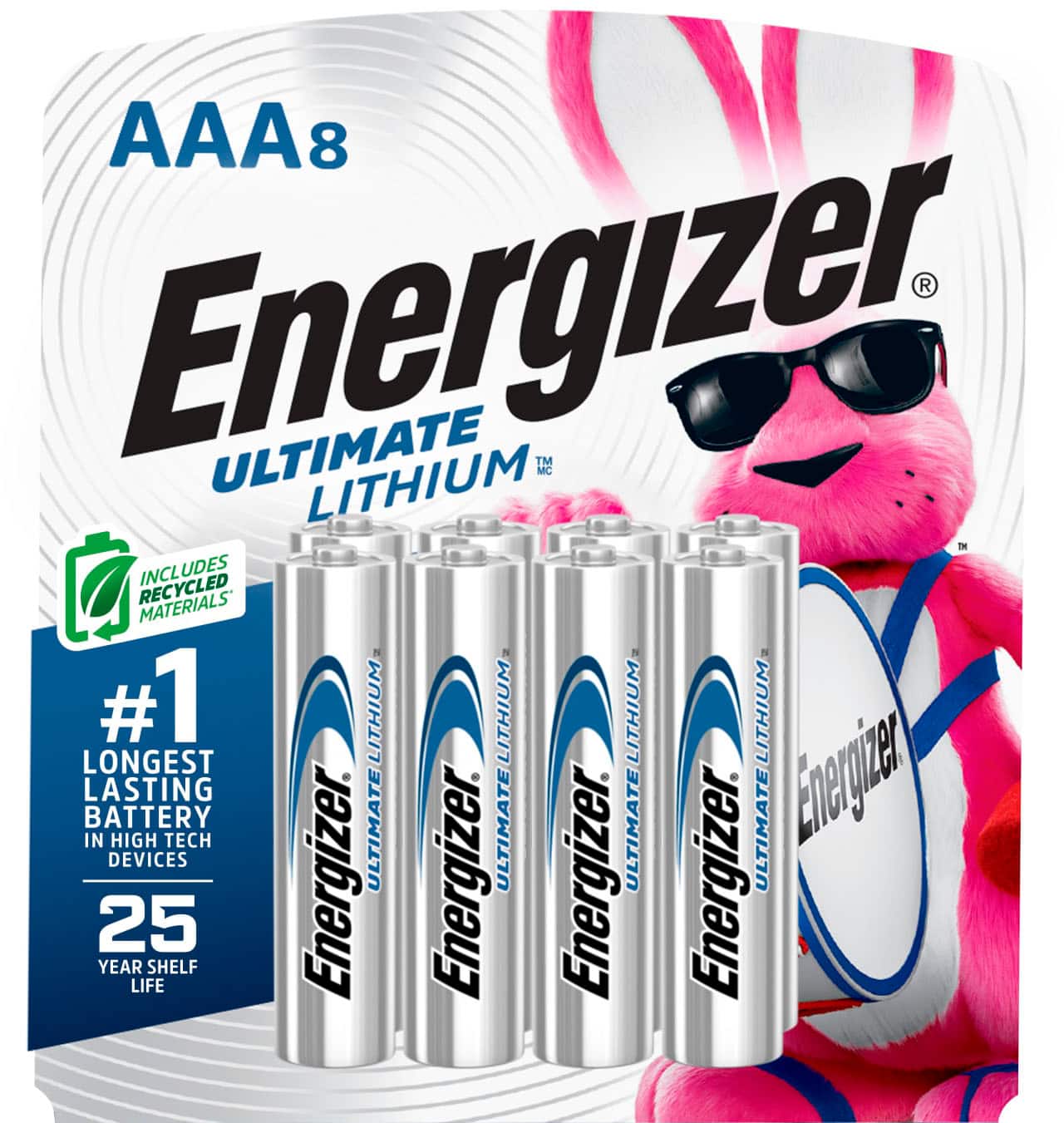 Energizer Ultimate Lithium AAA Batteries, 8 Count