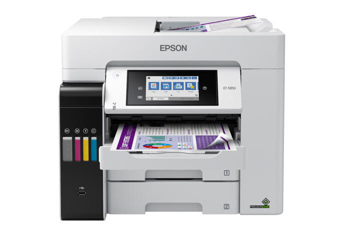 Epson EcoTank Pro ET-5850 Wide-format All-in-One Supertank