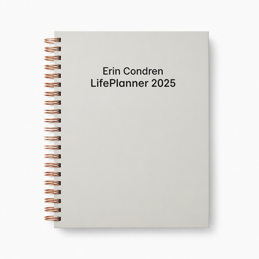 Erin Condren LifePlanner 2025 Coil Bound Hardcover