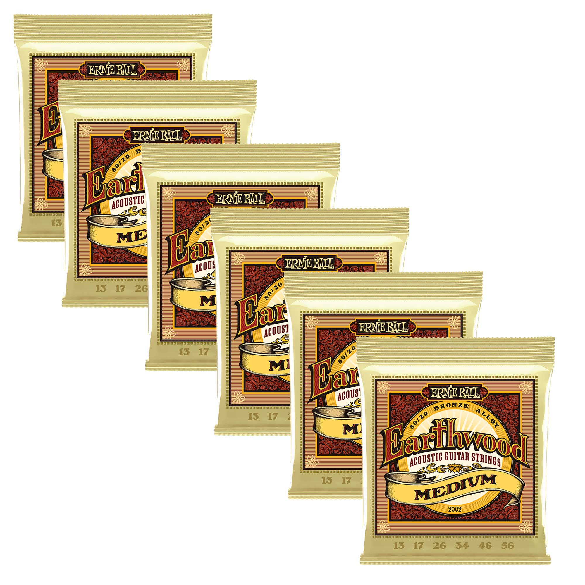 Ernie Ball Earthwood 80/20 Bronze Medium Acoustic Strings
