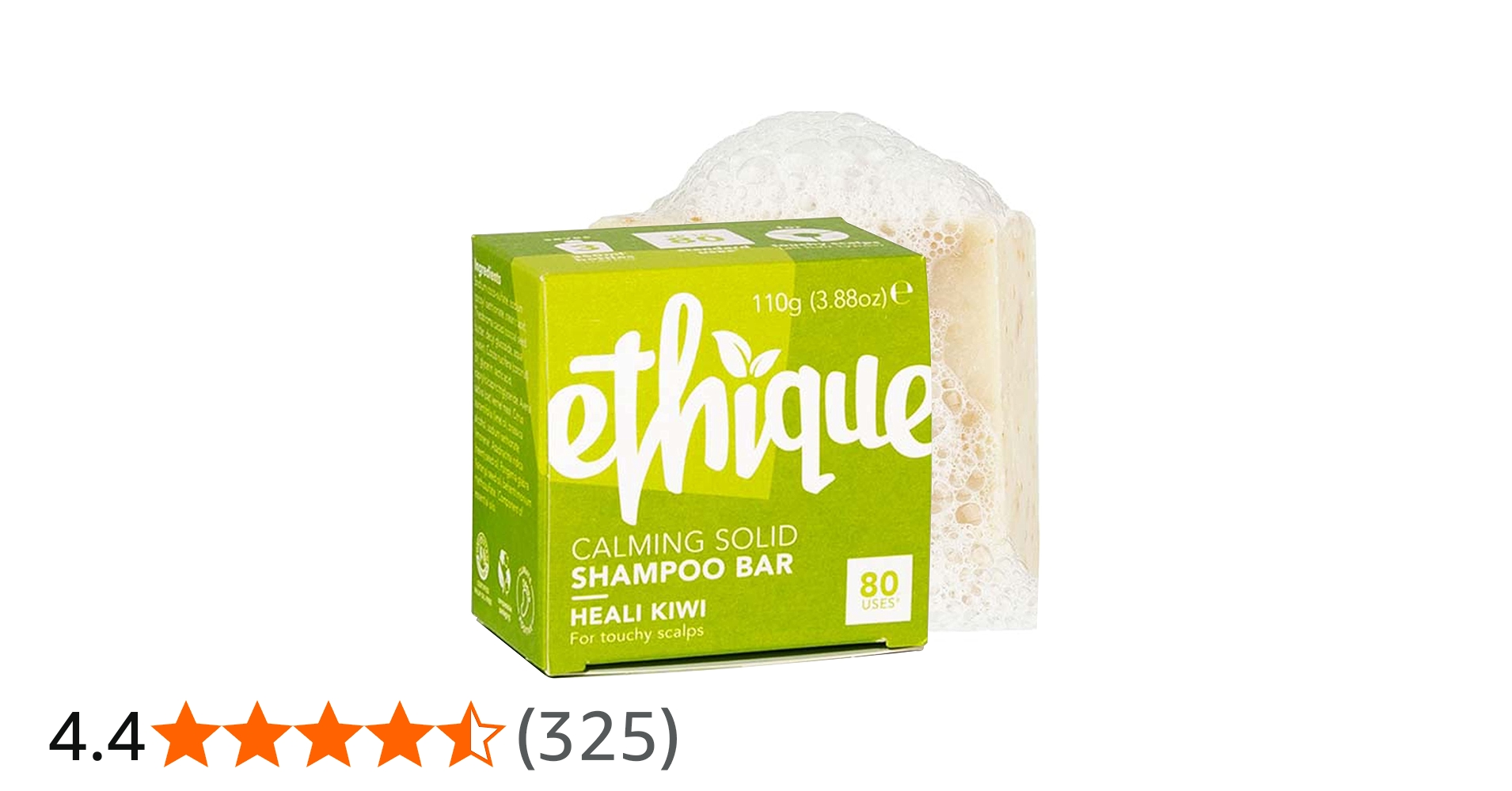 Ethique Heali Kiwi Solid Shampoo & Conditioner Bar (3.88 oz)