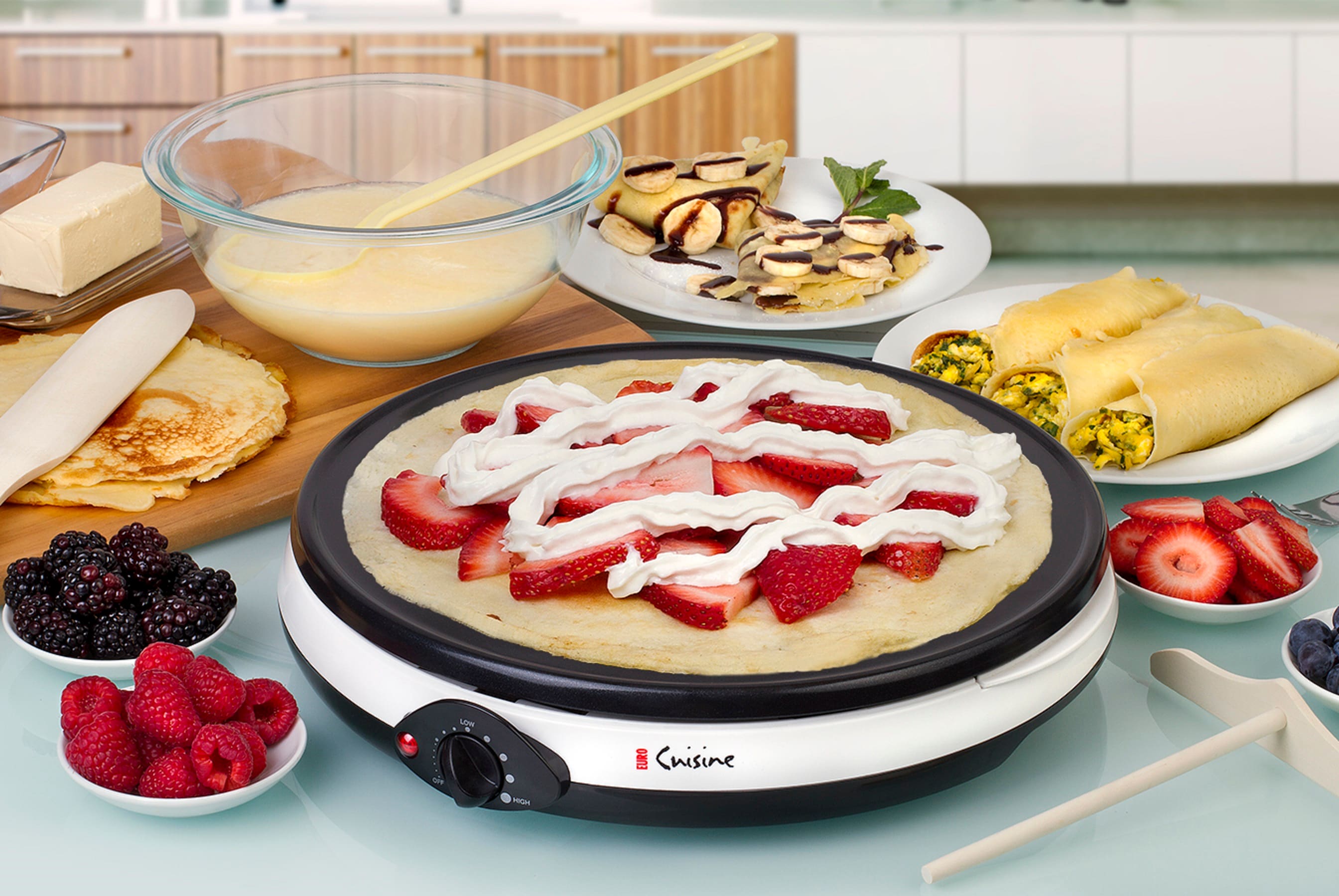 Eurodib 22-inch Professional Electric Crepe Maker