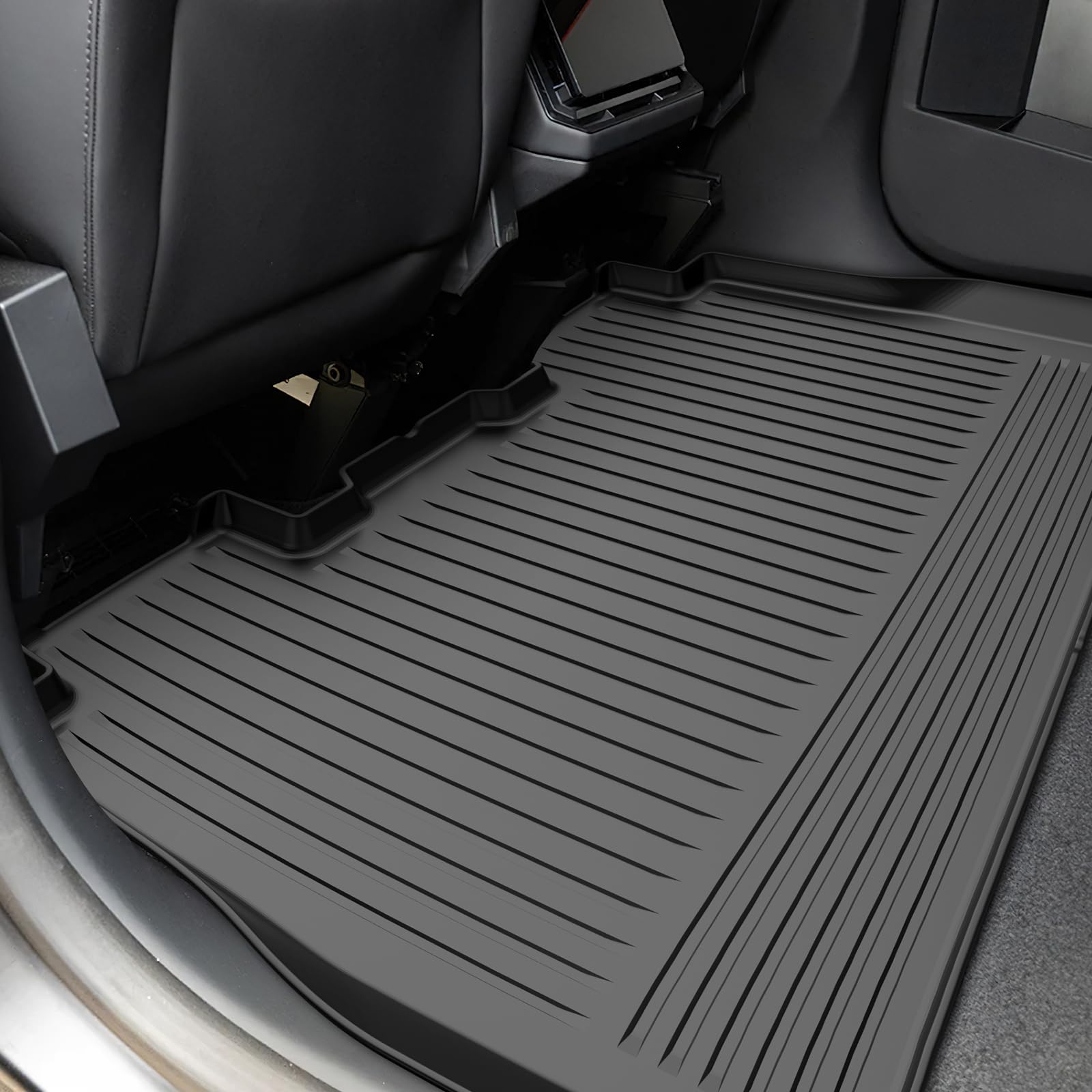 EV Accessories Rubber Floor Mats – Tesla Cybertruck (Custom Fit)