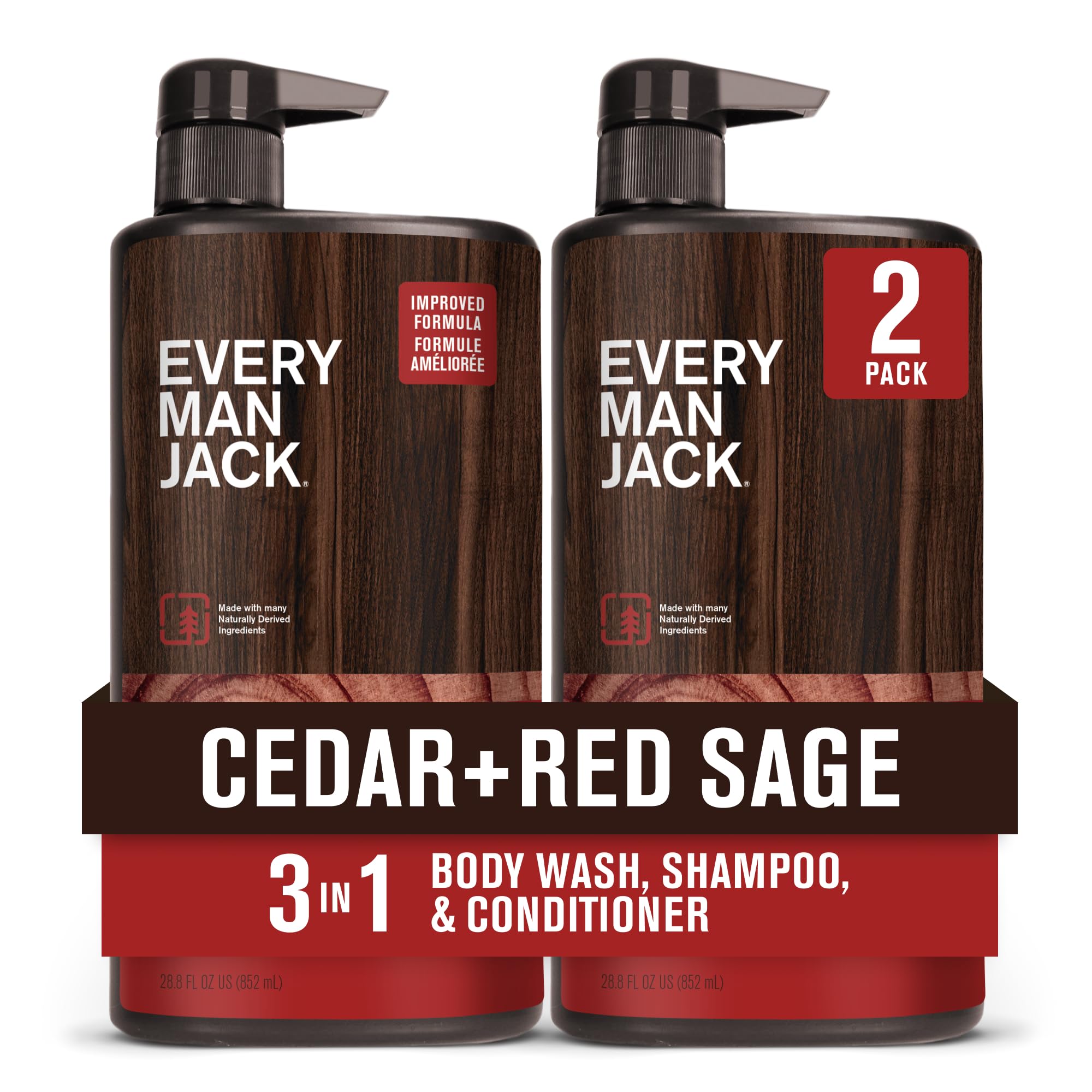 Every Man Jack Cedarwood 3-in-1