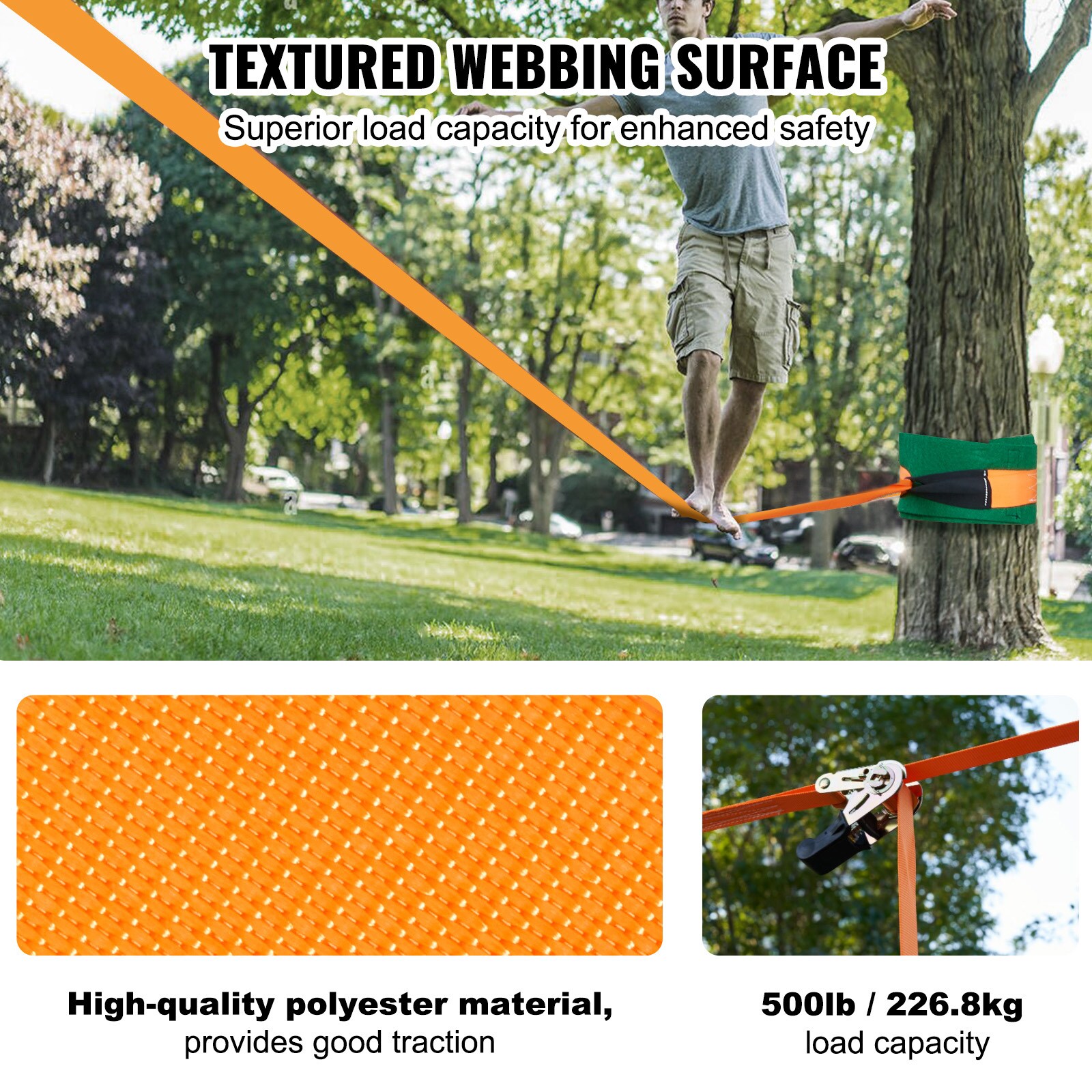 EVO Slackline Pro Beginner Kit 60FT