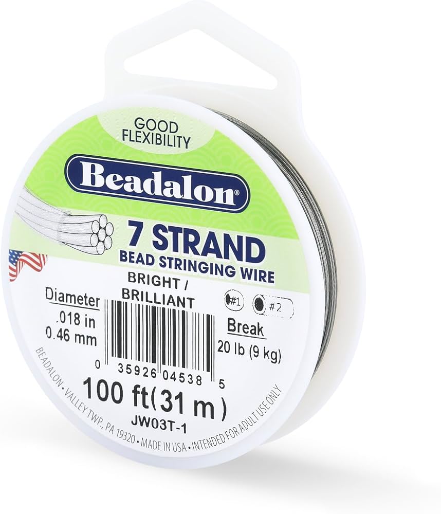 Extra Beading Wire - 7-Strand, 0.018 inch, 30ft