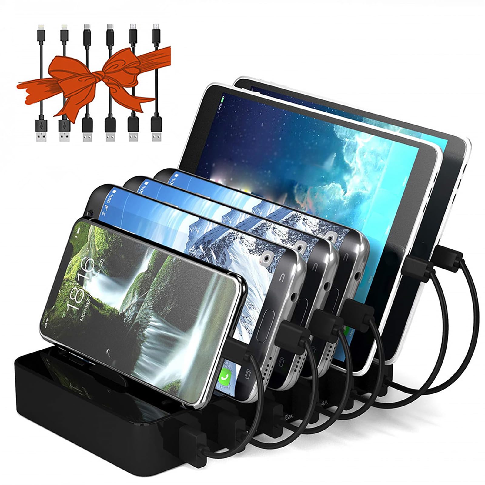 Family Charging Station for Multiple Devices
