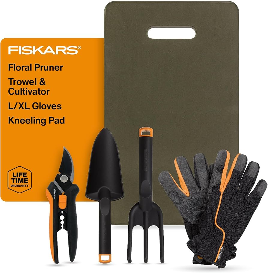 Fiskars Garden Tool Set, 5 Pc Softouch