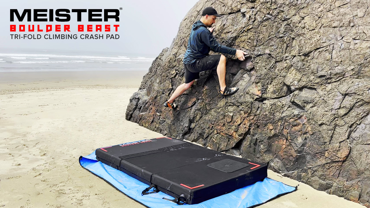 Fitsly Bouldering Crash Pad, 6in Thick Climbing Pad