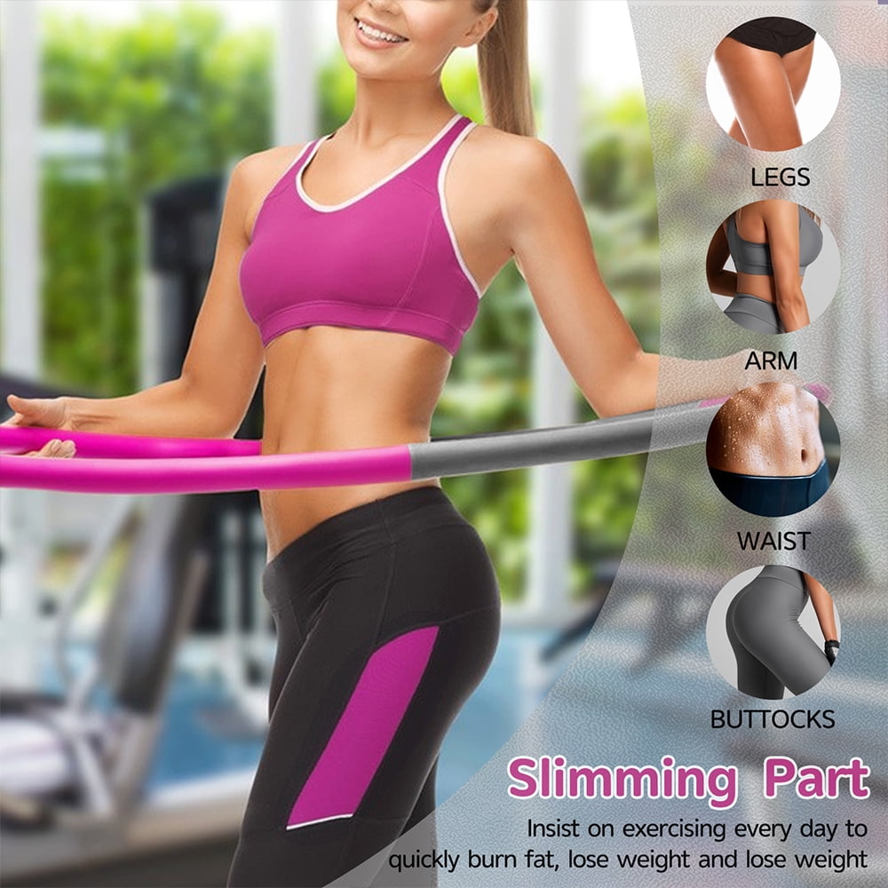 FITTGG Weighted Hula Hoop for Women Weight Loss