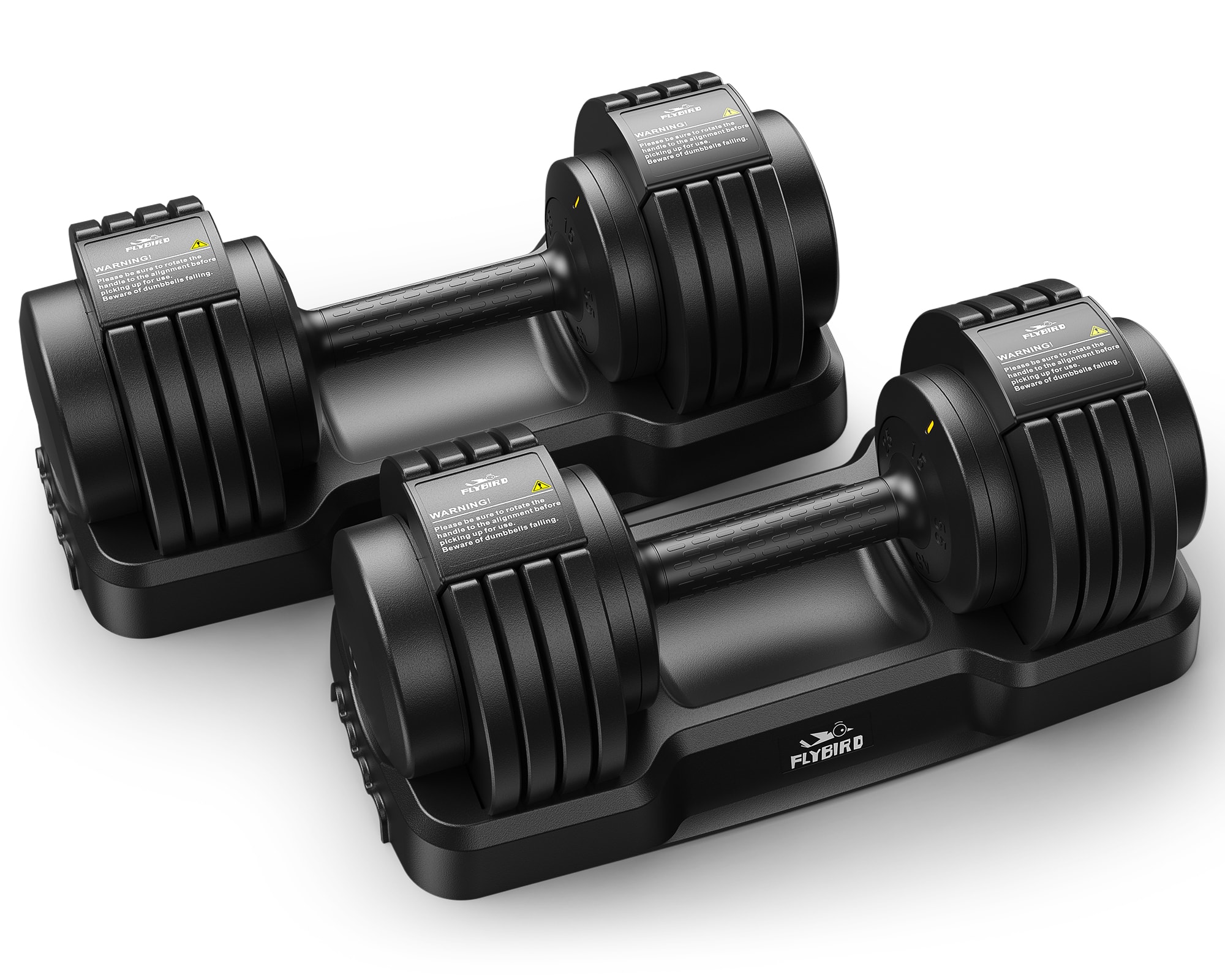 Flybird Adjustable Dumbbells 5-55lbs (Pair)