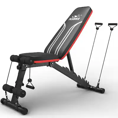 FLYBIRD Weight Bench, Adjustable 8 Positions