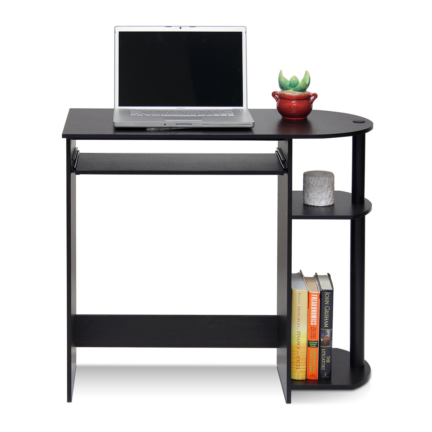 Furinno 42 x 20 Inch Compact Computer Desk + Woltu Mesh Office Chair