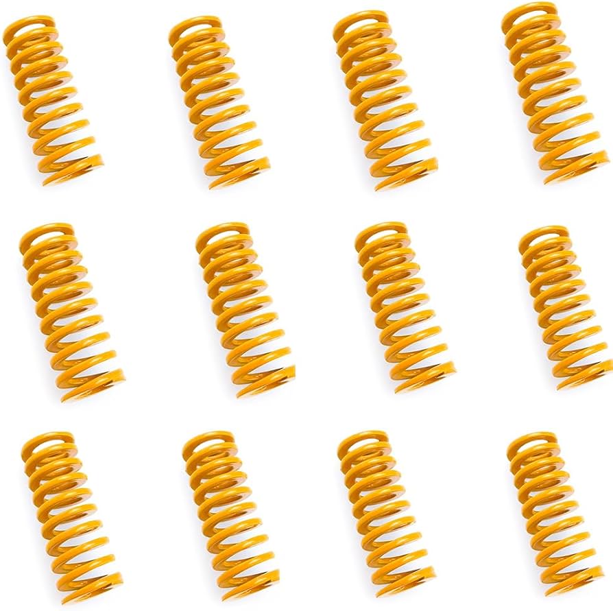 FYSETC Yellow Bed Springs 12 Pack for Ender 3