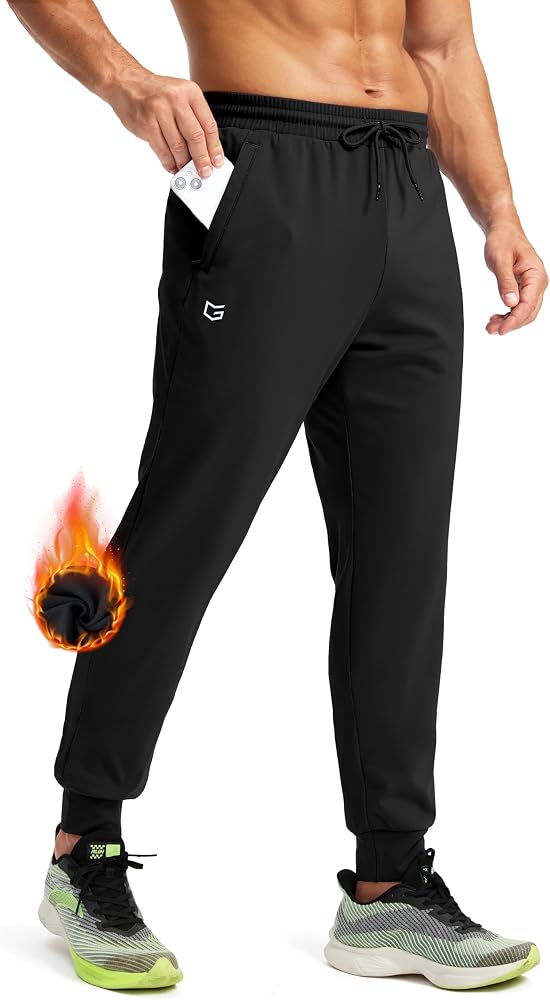 G Gradual Men's Fleece Joggers
