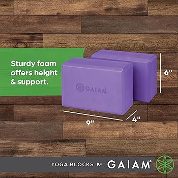Gaiam Essentials Yoga Block (Purple)