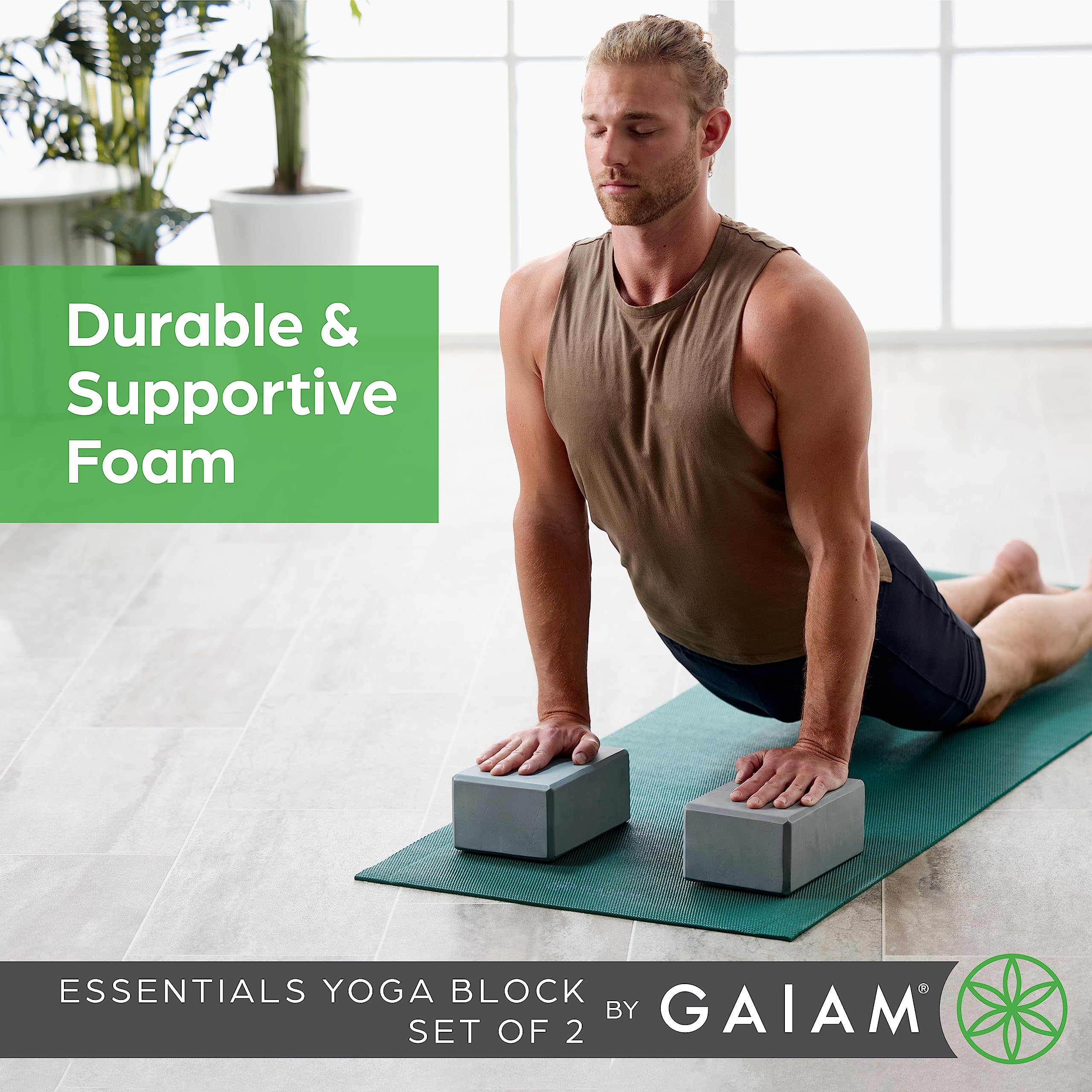 Gaiam Essentials Yoga Blocks 2 Pack