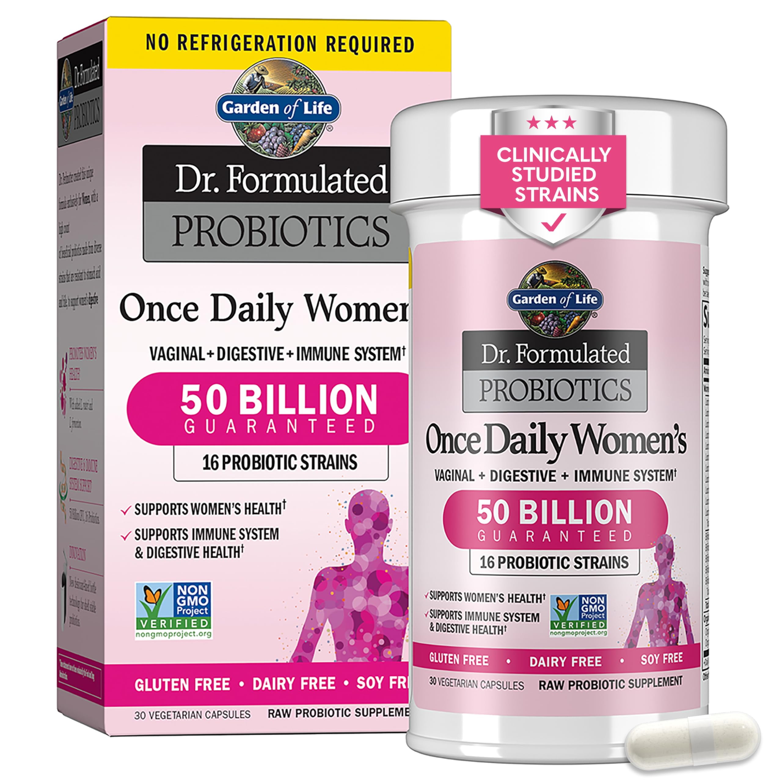 Garden of Life Dr. Formulated Probiotics Once Daily Women's, 50 Billion CFU