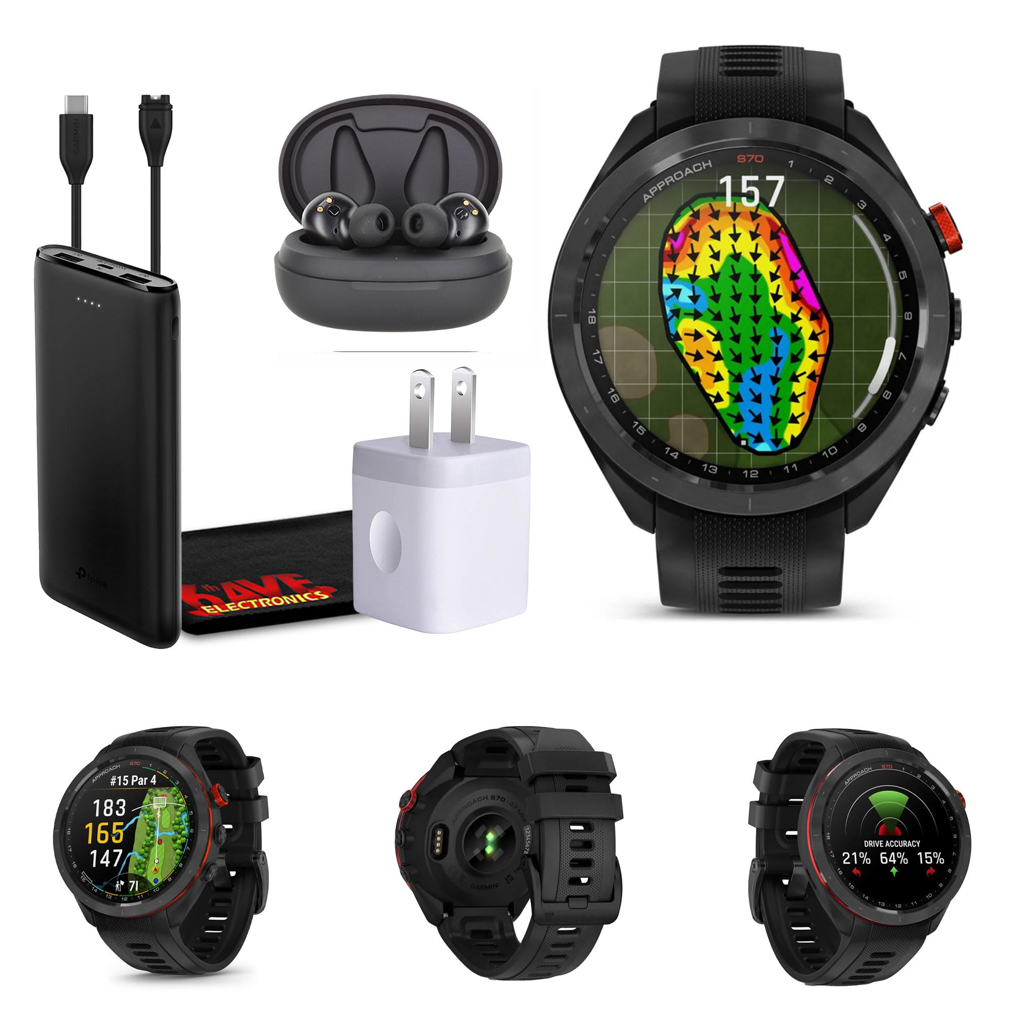 Garmin Approach S70 Golf Watch (47mm)