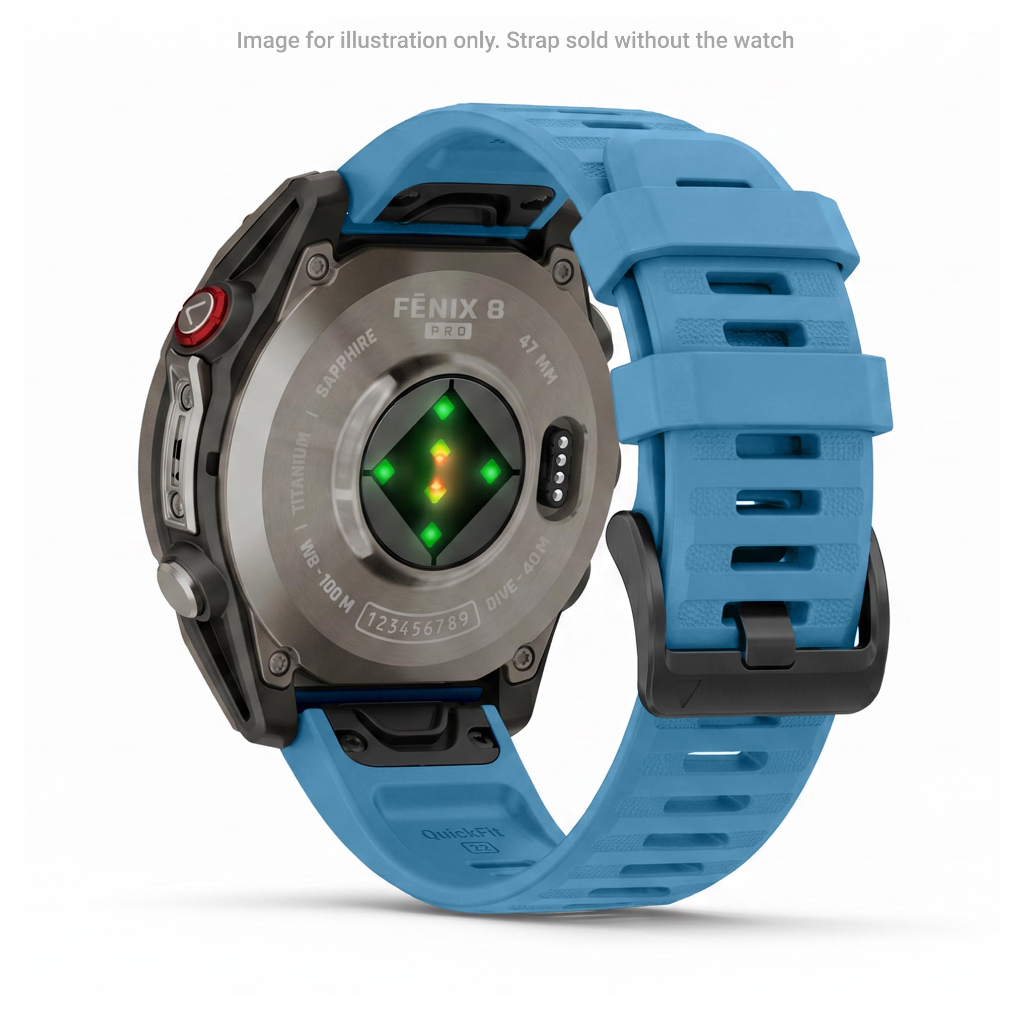 Garmin QuickFit 22 Silicone Band (Various Colors)