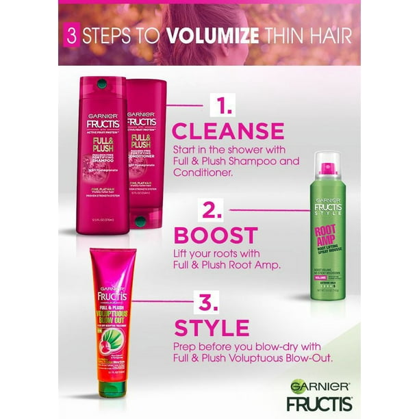 Garnier Fructis Full & Plush 2-in-1 Shampoo + Conditioner