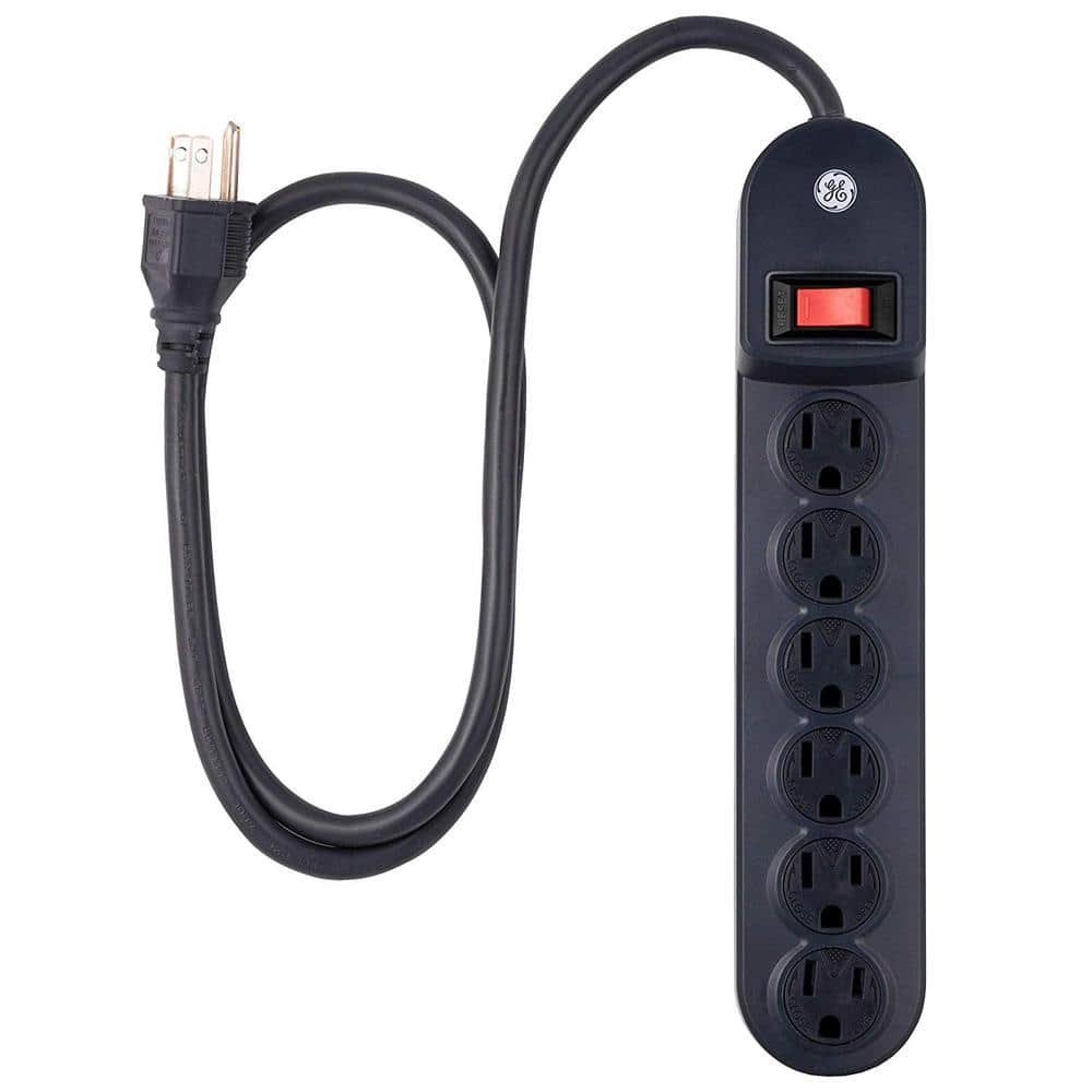 GE 6-Outlet Heavy Duty Power Strip