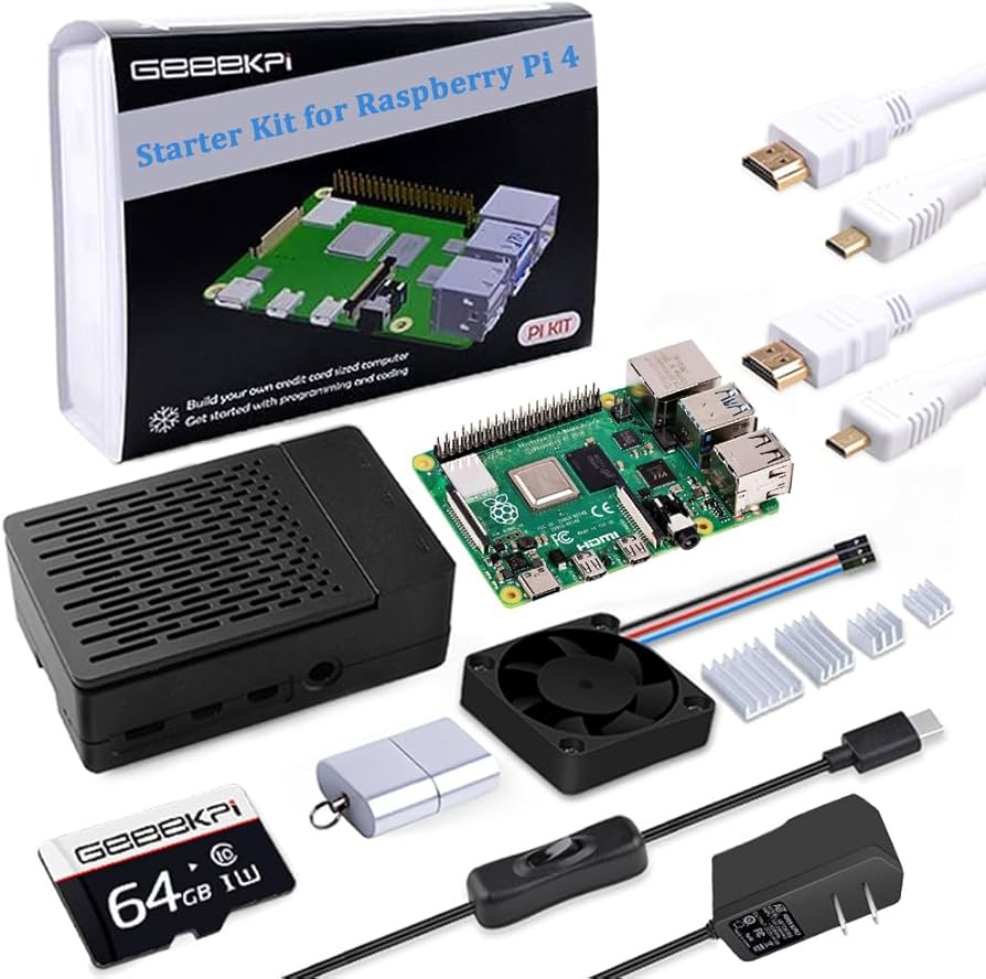 GeeekPi Raspberry Pi 4 Starter Kit 4GB