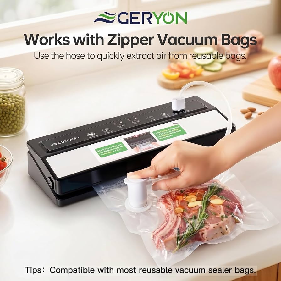 GERYON Vacuum Sealer Machine with Starter Kit