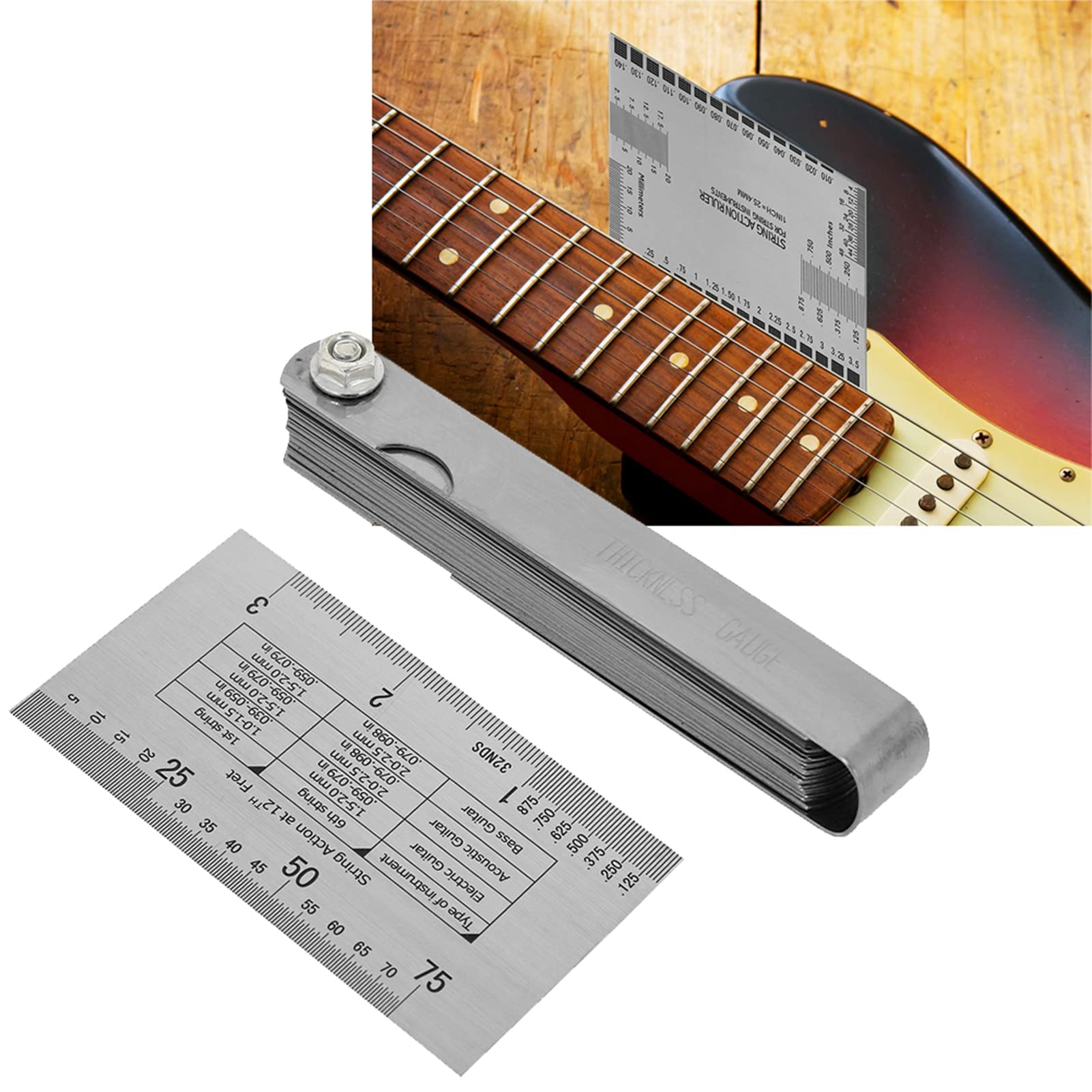GHS Feeler Gauges for Guitar Action