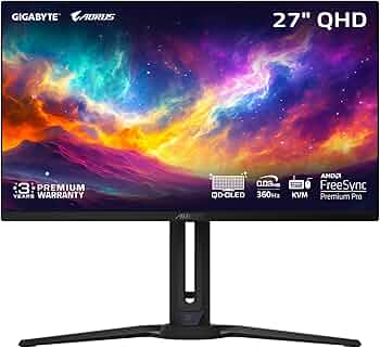 Gigabyte AORUS FO27Q4 27-inch QHD 360Hz OLED Gaming Monitor