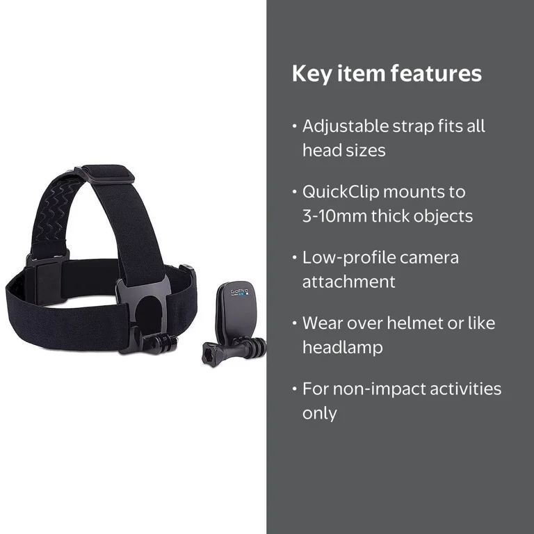 GoPro Head Strap + QuickClip