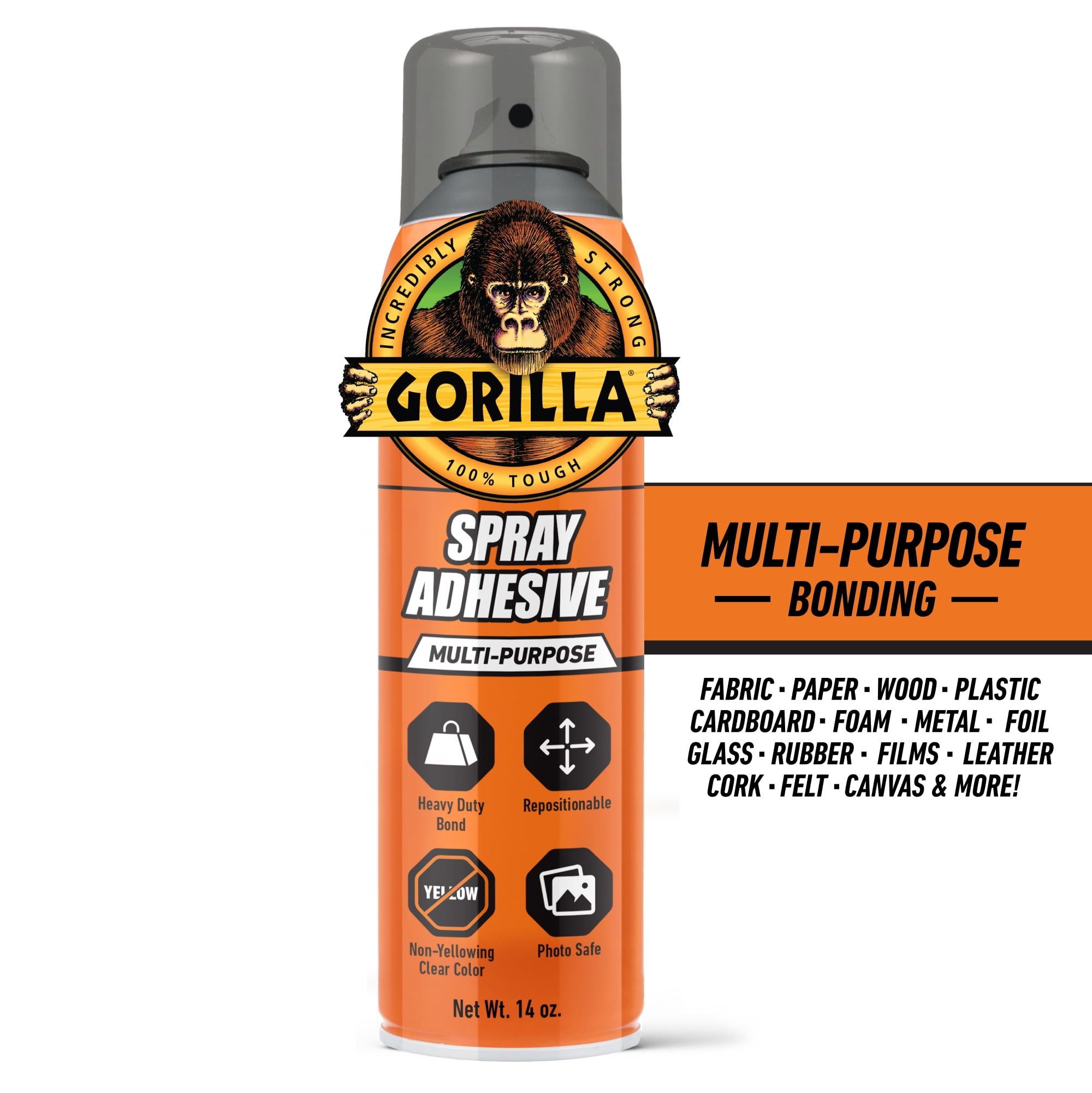 Gorilla All Purpose Spray Adhesive (ASIN: B07G5J5Z3K)