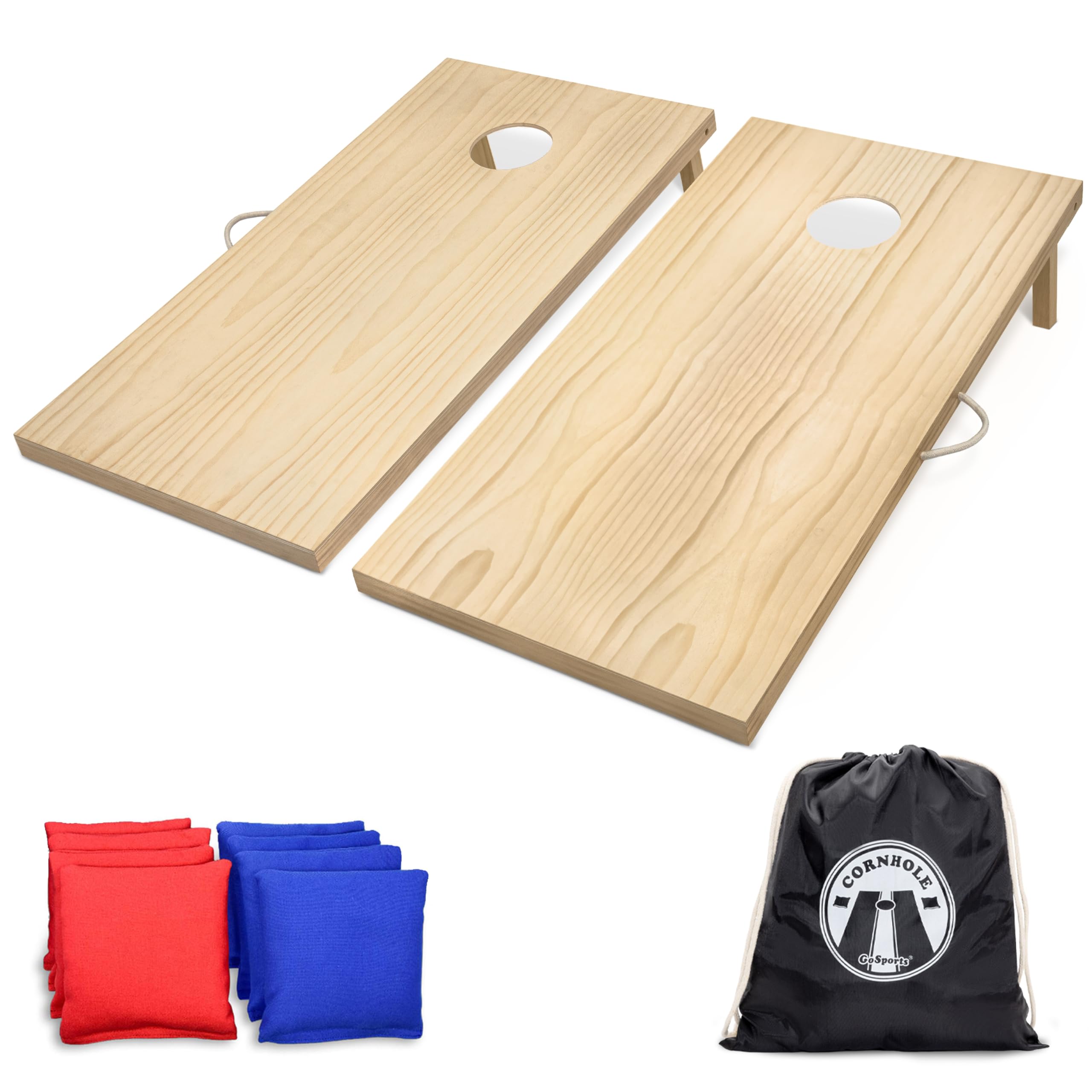 GoSports Classic Cornhole Set - Includes Game Bags