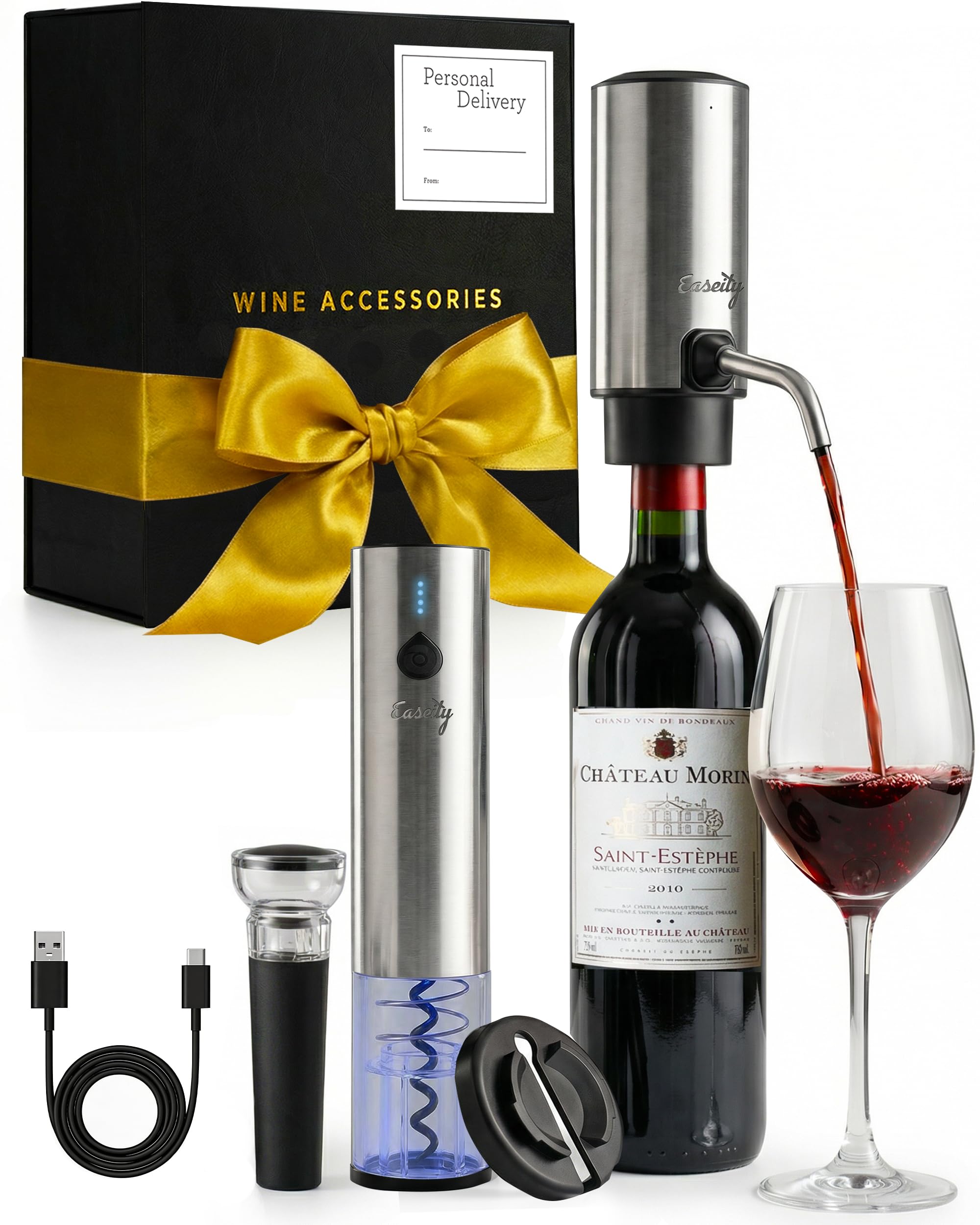 Gourmet Gift Basket Electric Wine Opener Set