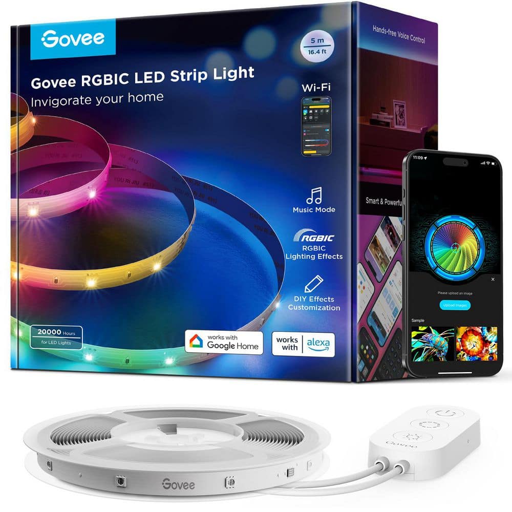 Govee RGBIC LED Strip Lights (16.4ft)