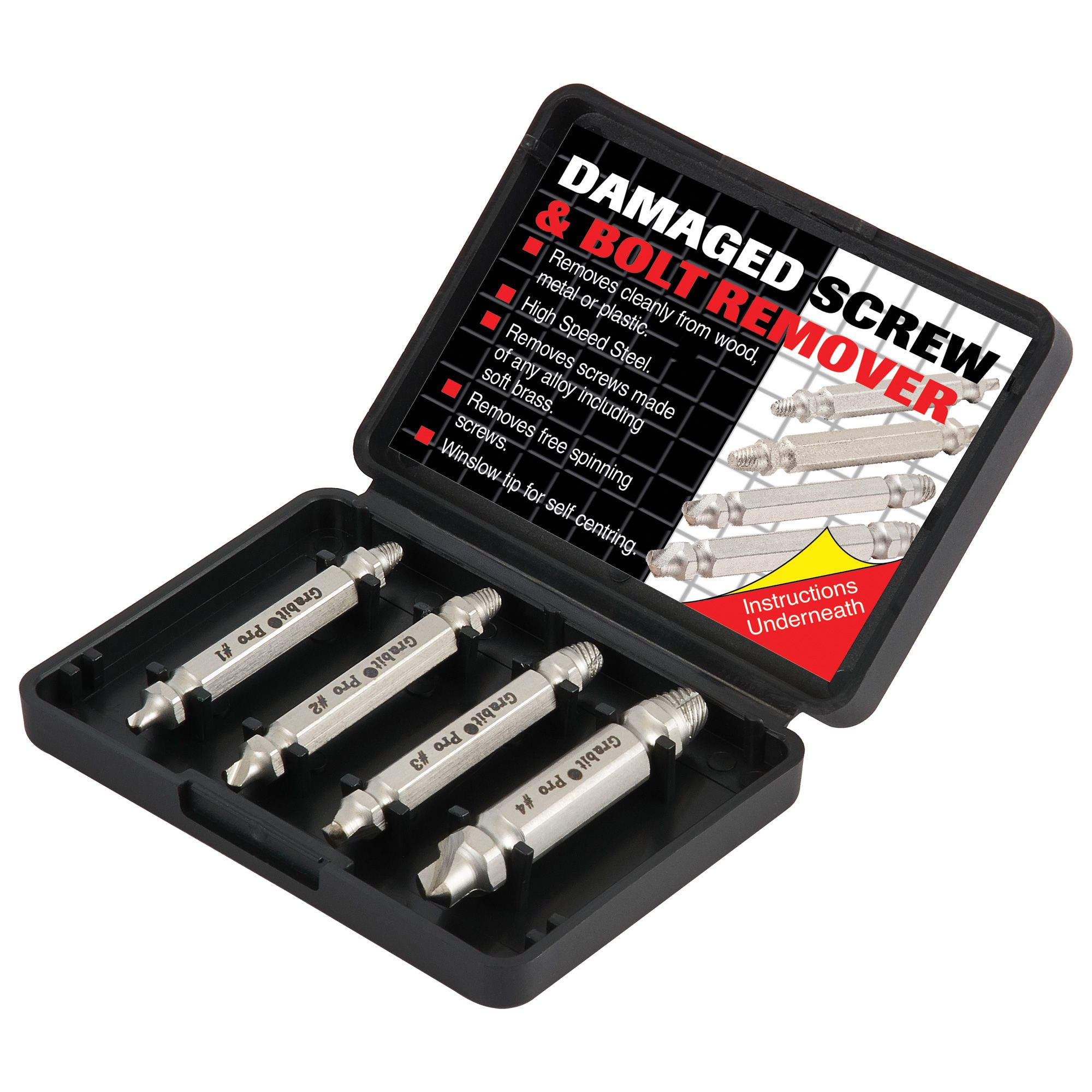 Grabit Broken Screw Extractor Set