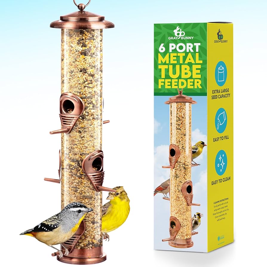 Gray Bunny GB-6998 Squirrel-Resistant Bird Feeder