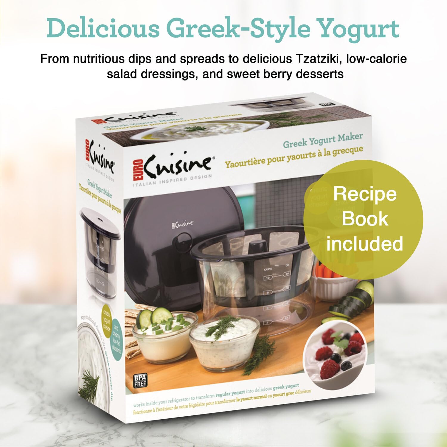 Greek Yogurt Strainer by Euro Cuisine