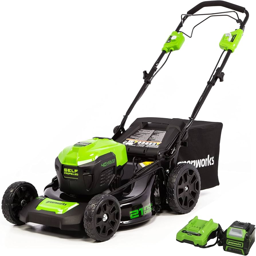 Greenworks 25322 21-Inch 40V Self-Propelled Mower