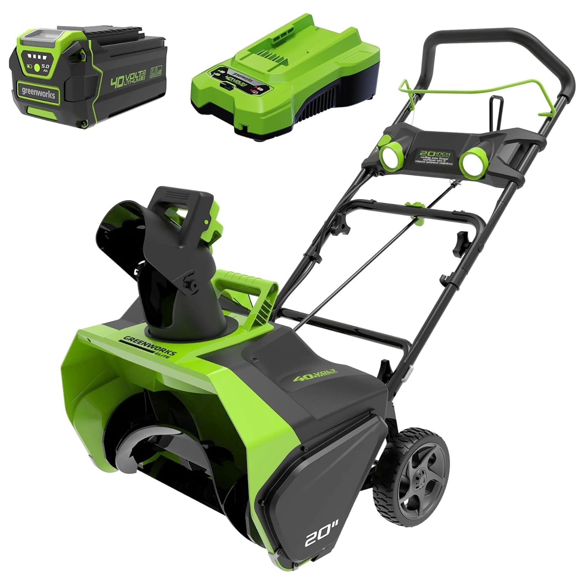 Greenworks 2600602 40V 18-Inch Cordless Snow Thrower