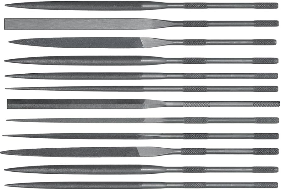 Grobet USA 6-Piece Needle File Set