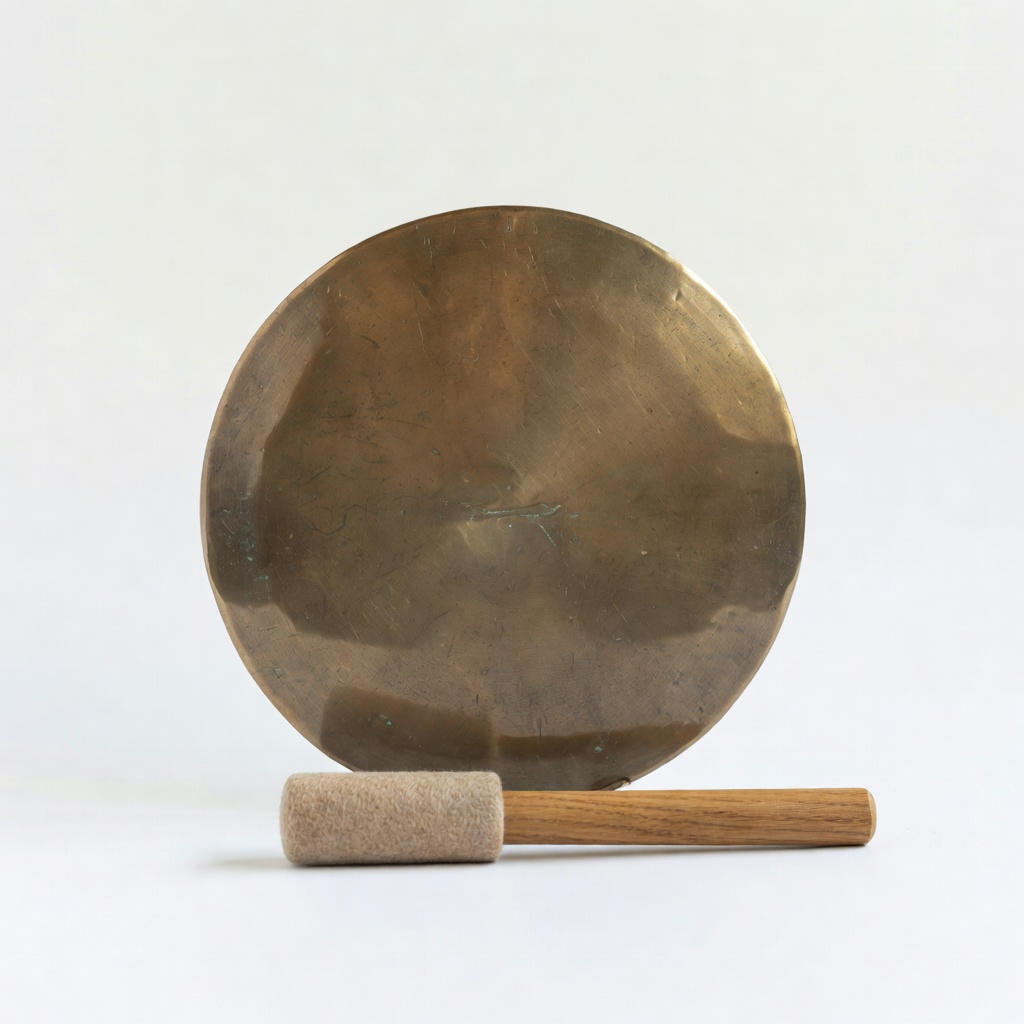 10 Inch Tibetan Singing Gong with Mallet