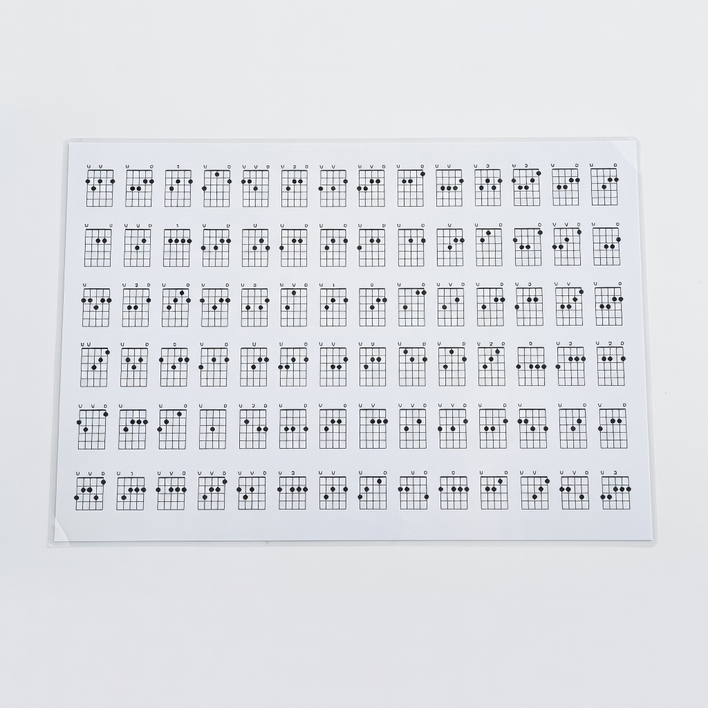 Accordion Chord Chart Poster (Laminated)