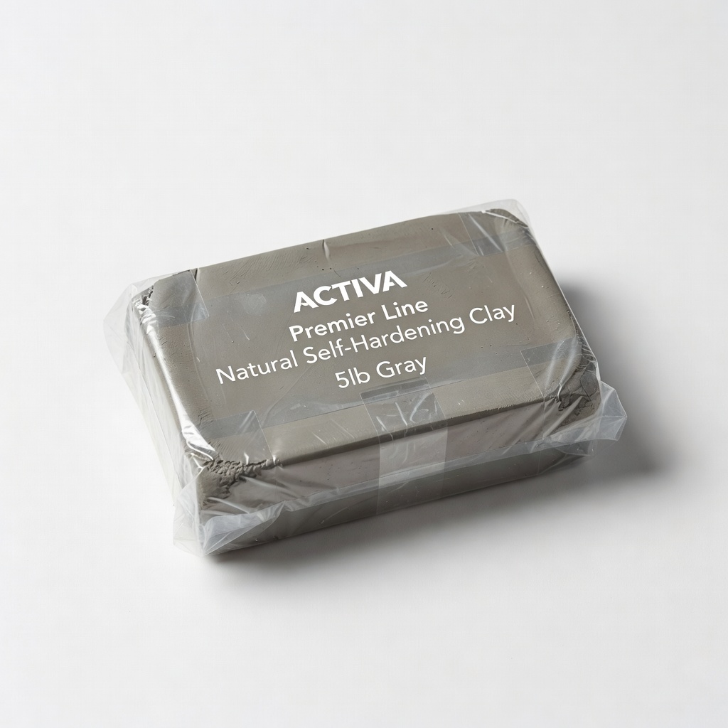 ACTIVA Premier Line Natural Self-Hardening Clay 5lb Gray
