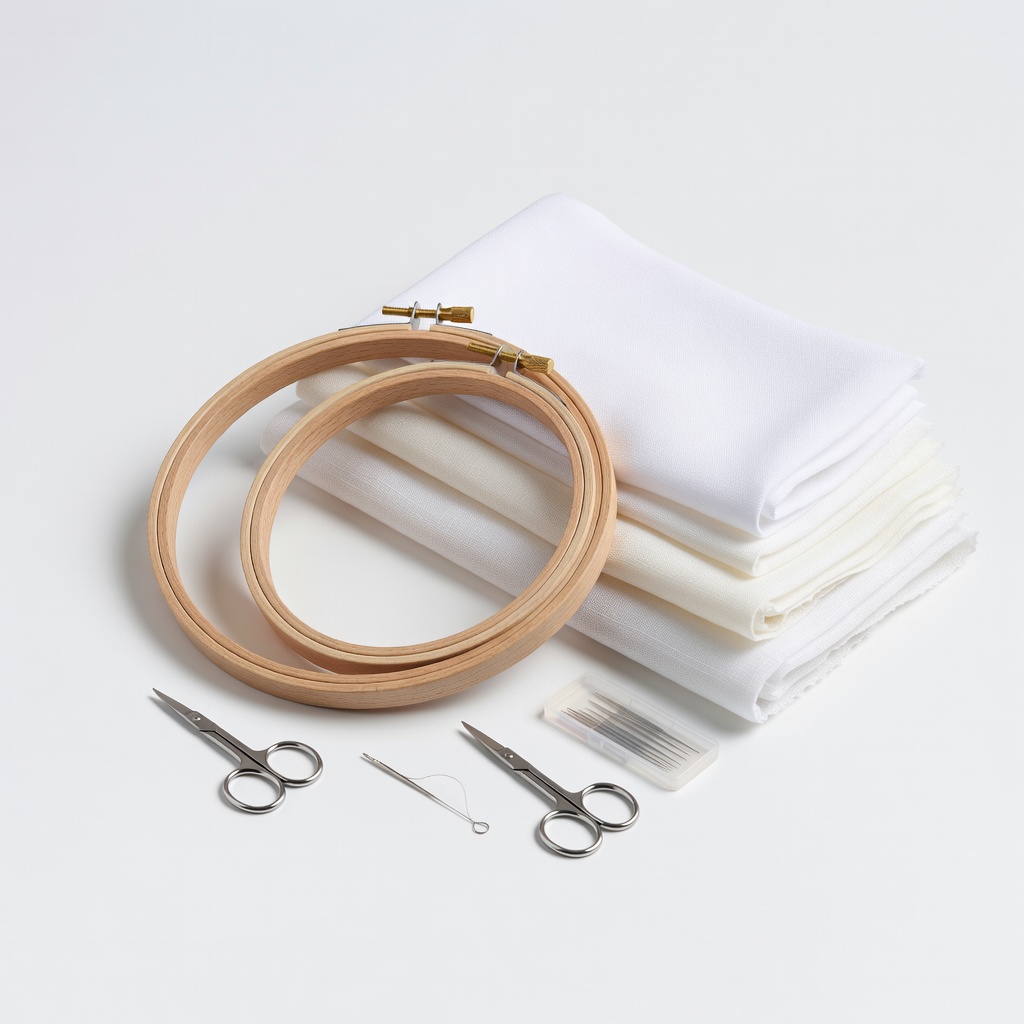 Adjustable Embroidery Hoop Set
