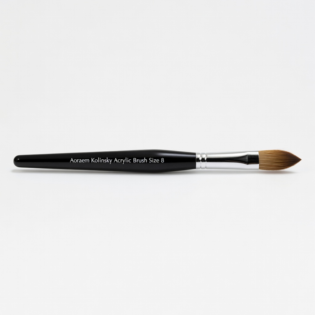 Aoraem Kolinsky Acrylic Brush Size 8
